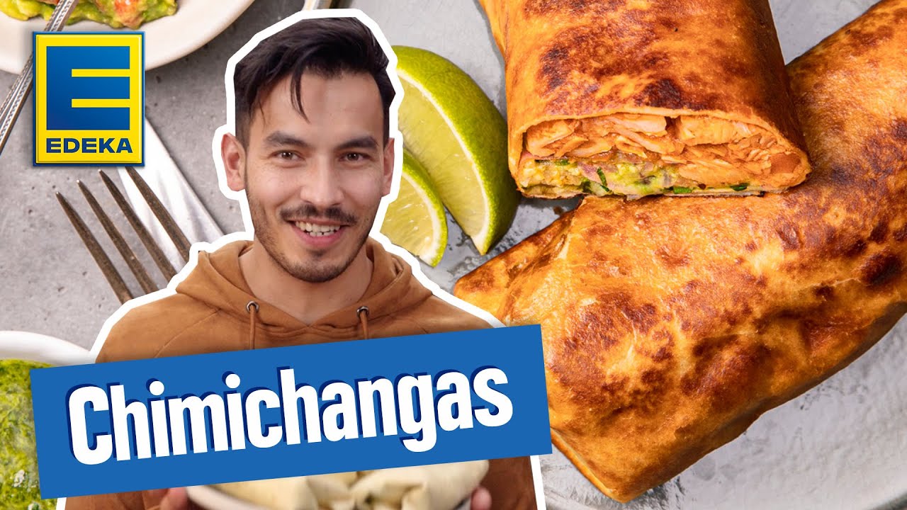 Chimichangas Rezept | Burritos mit Gemüsefüllung selber machen