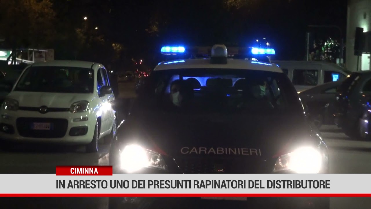Ciminna . In arresto uno dei presunti rapinatori del distributore di benzina