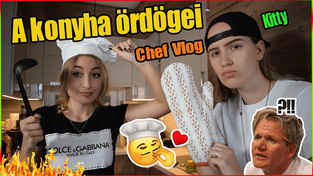 A KONYHA ÖRDÖGEI - Chef Vlog ft. Kitty