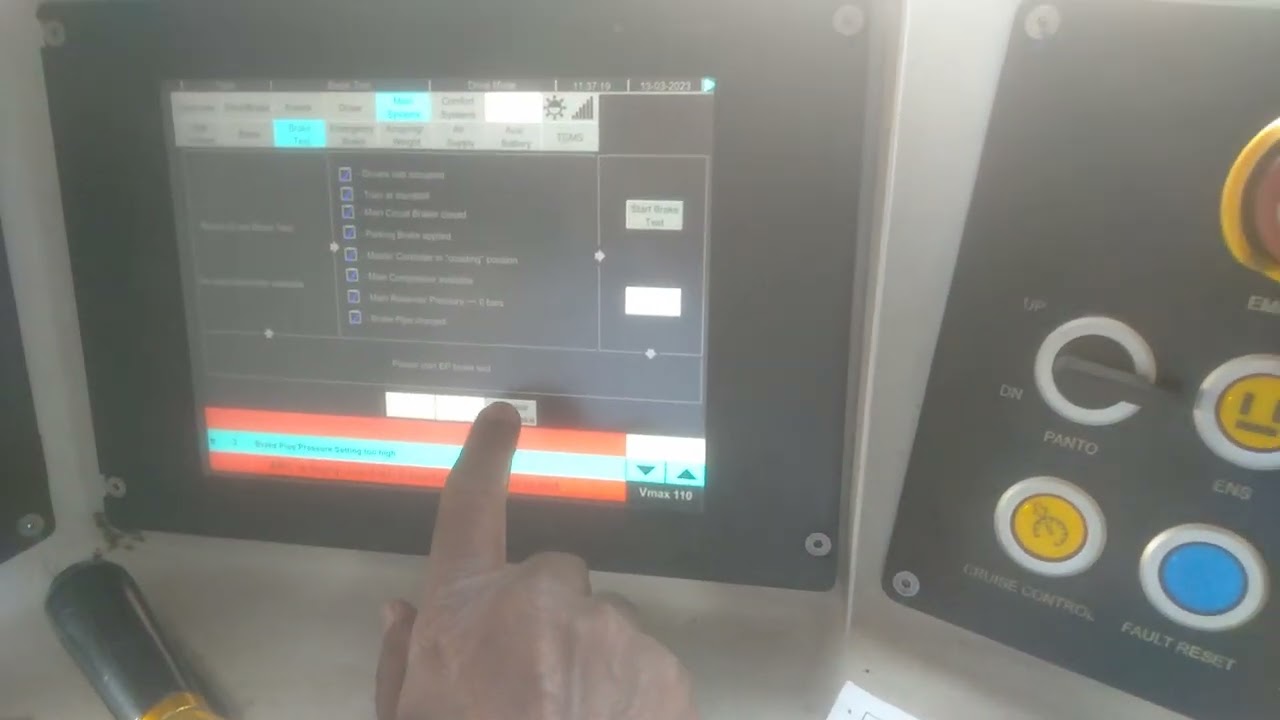 MEMU mein Holding brake kaise release kare -BT(Bombardier) Rake  3phase MEMU 
