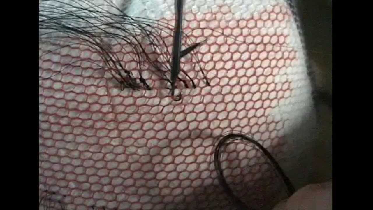 PART 2 - Ventilating with Latch Hook - Single knots, Double knots, Double Split knots
