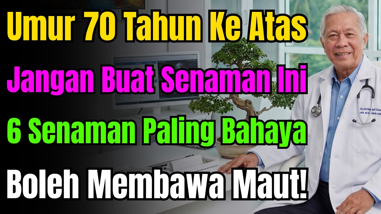 Jika Umur 70+, Jangan Buat 6 Senaman Ini Atau Anda Akan Masuk Wad Kecemasan! Bahaya Besar