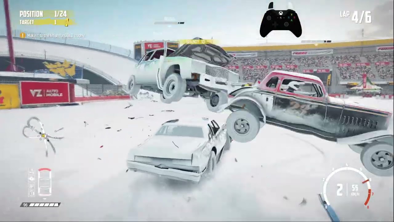 Wreckfest - 23.01.12 Daily Challenge - Wrecknado Main Circuit - Gatecrasher
