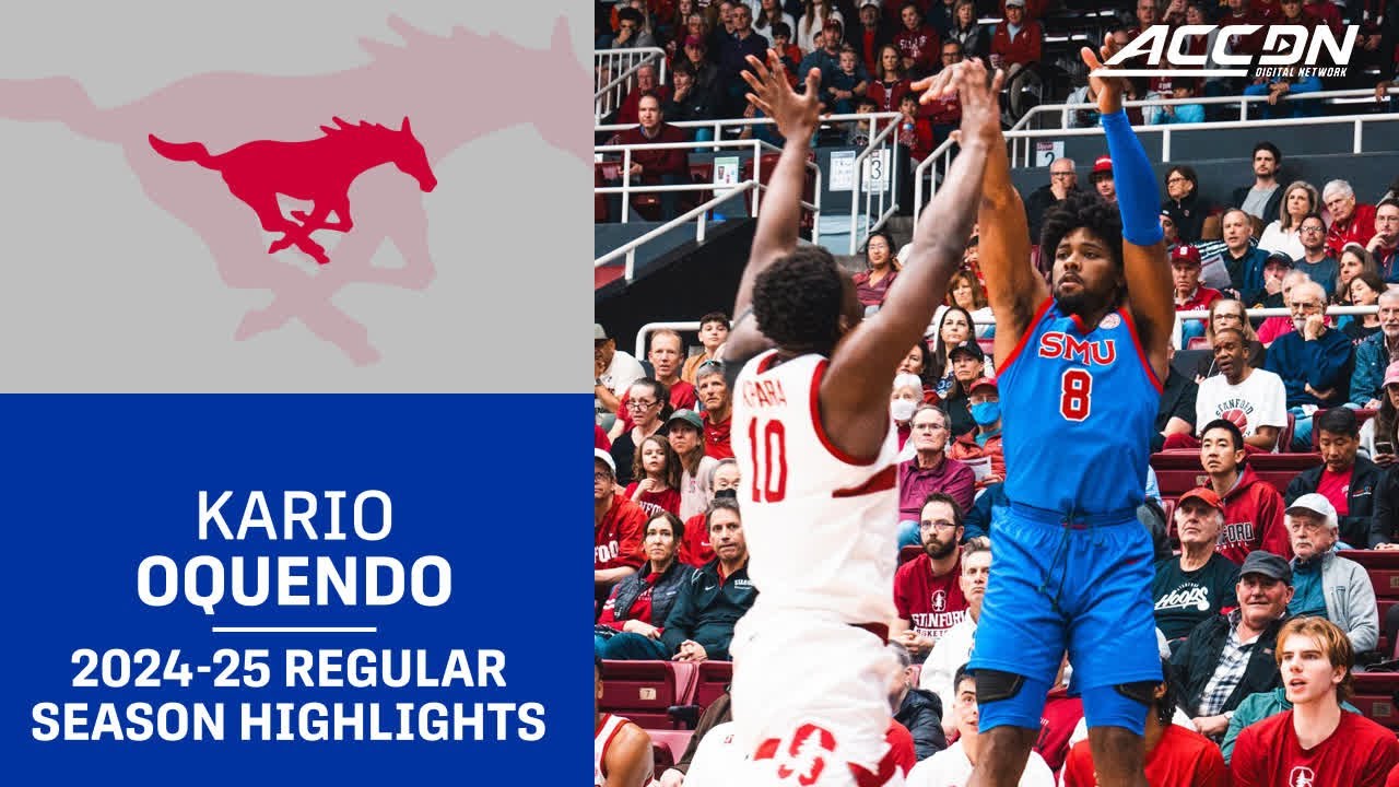 Kario Oquendo 2024-25 Regular Season Highlights | SMU Guard