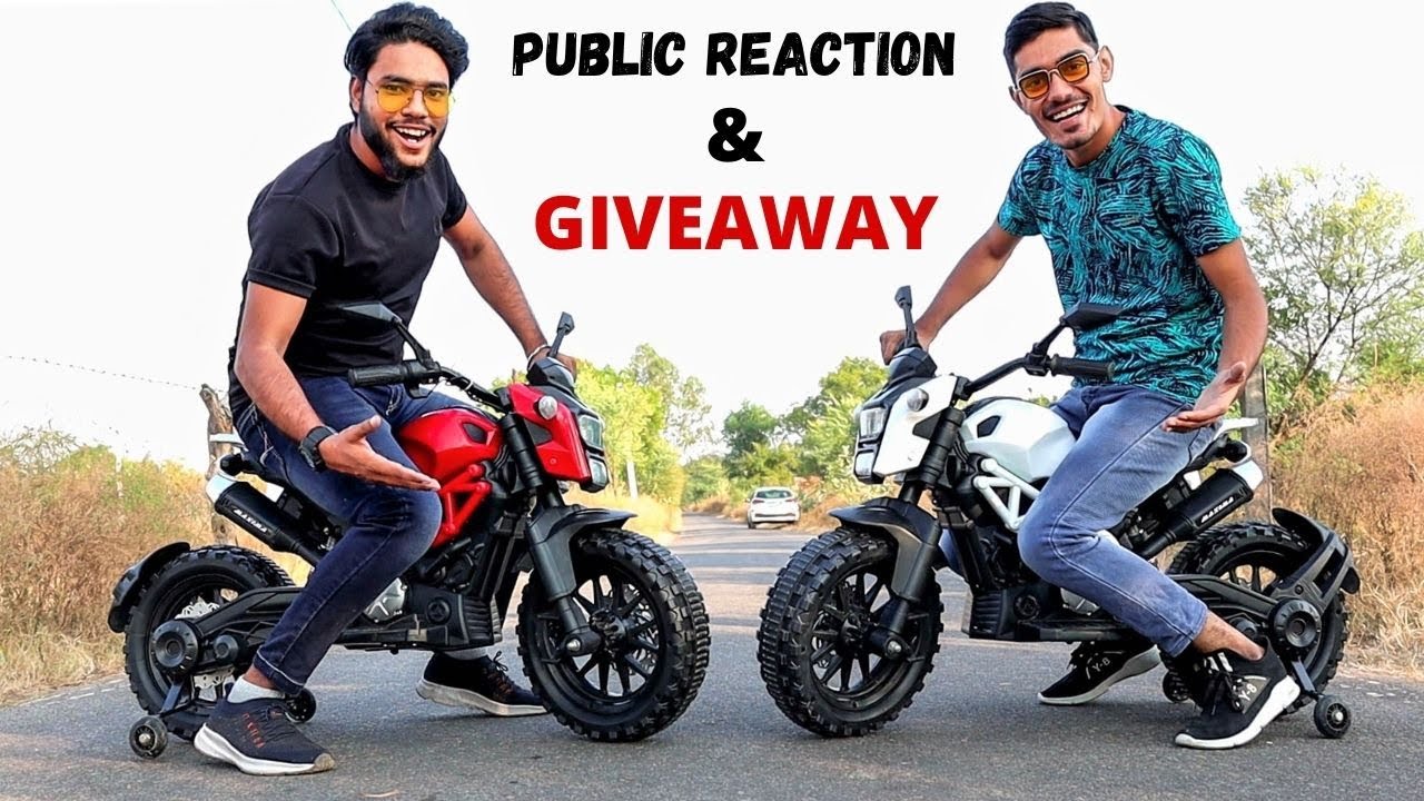 Riding 2 Mini Electric Bikes in Public | Funny Reaction + Bikes Giveaway