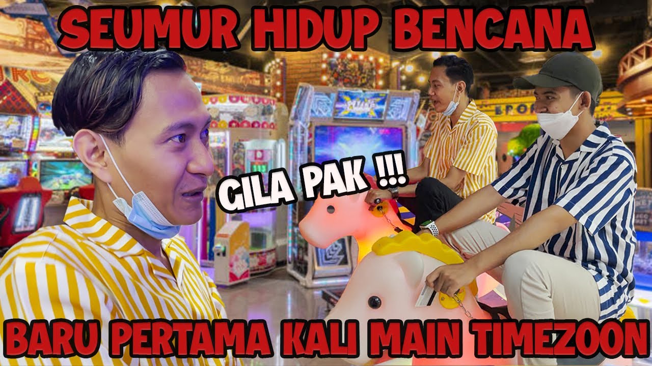BAWA BENCANA JALAN-JALAN DI MALL MAKASSAR !!! GILA PAK SEUMUR HIDUP BARU MAIN DI TIMEZOON