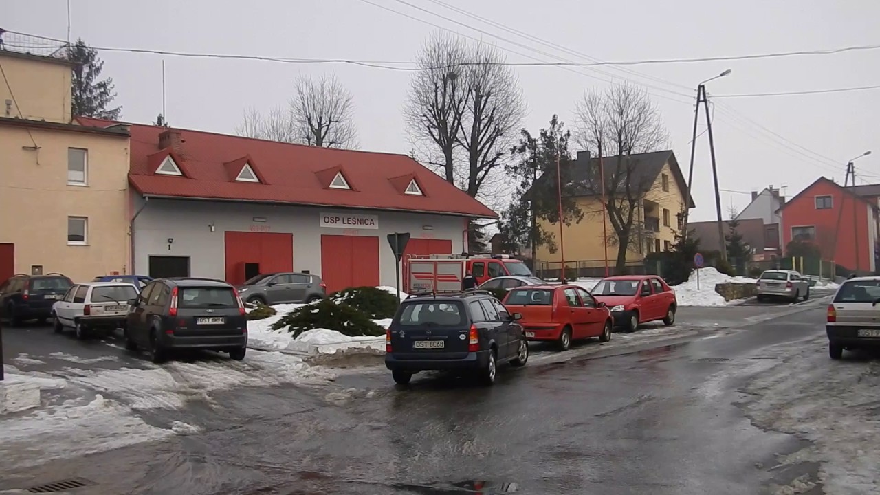 Alarmowanie oraz wyjazd OSP Leśnica do zdarzenia