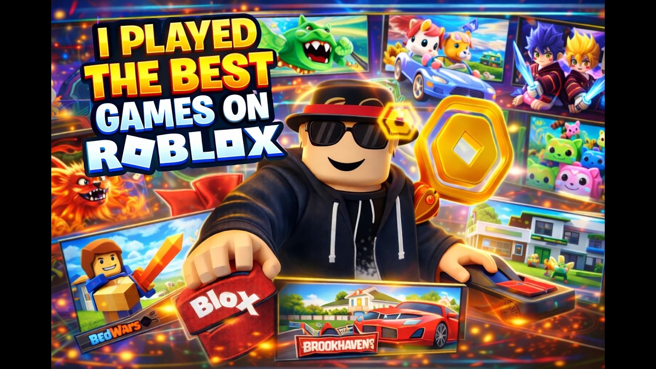 I PLAYED THE BEST GAMES ON ROBLOX