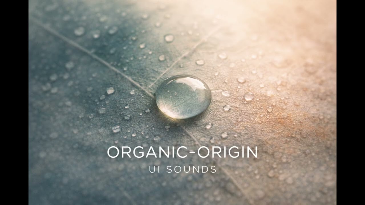Organic Origin &mdash; Natural & Tactile Sound Effects Pack (Preview)