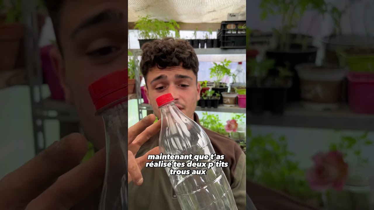 Arrosage automatique 💧#permaculture #legumes #potager #plantes #astuce #