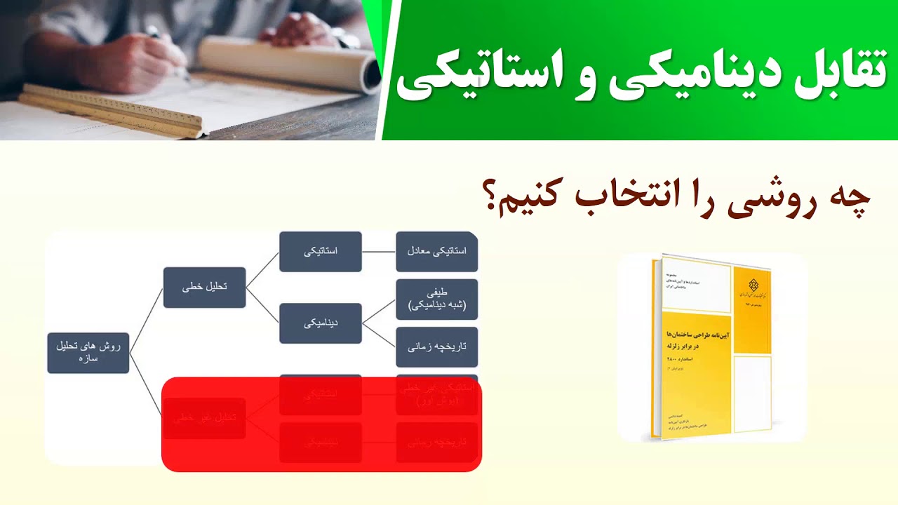 سیویل شو: مقایسه  تحلیل دینامیکی و استاتیکی
