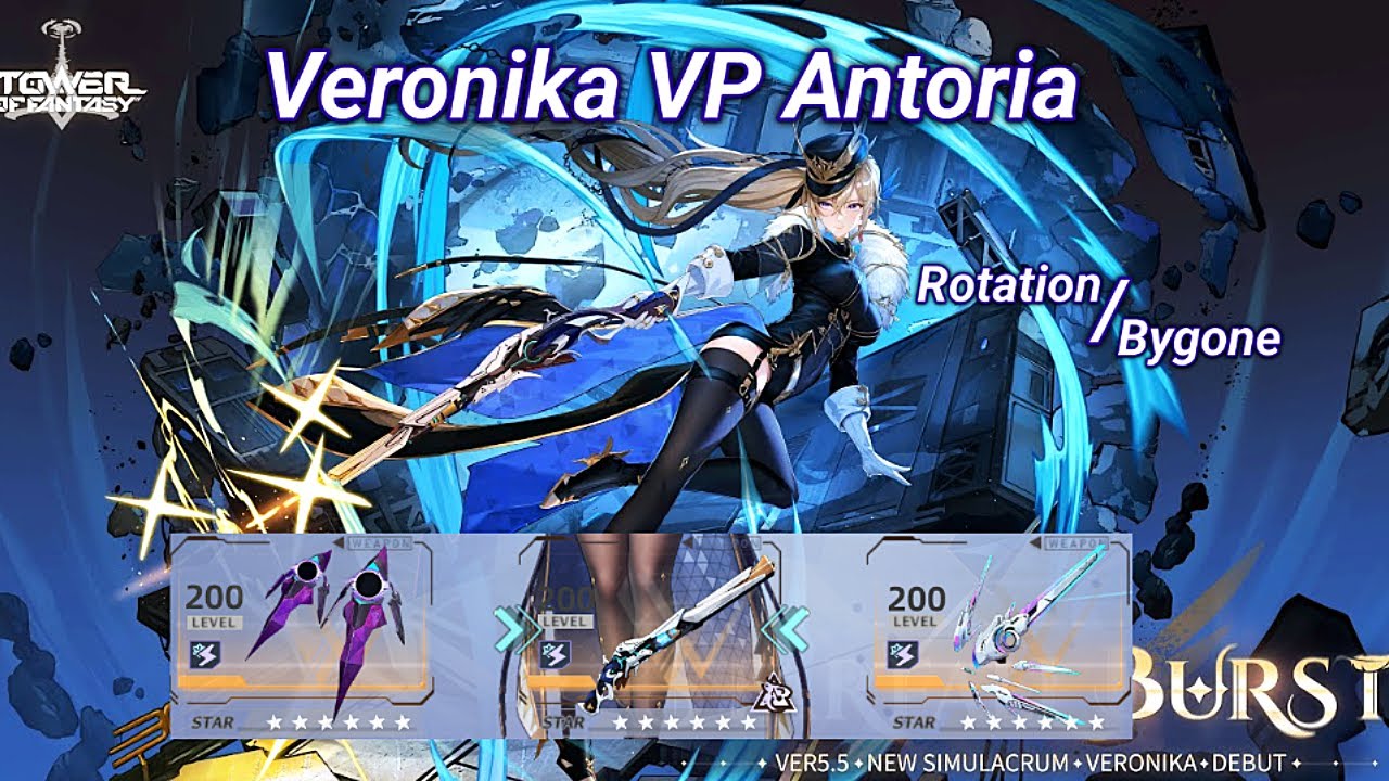 [幻塔] Veronika Voidpiercer Antoria Volt Rotation - Tower of Fantasy 5.5