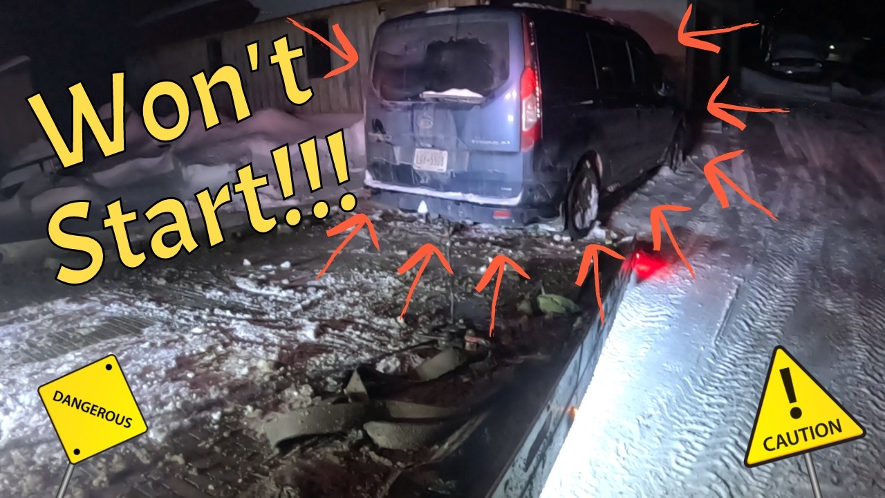 Towing a Ford Transit in New York!