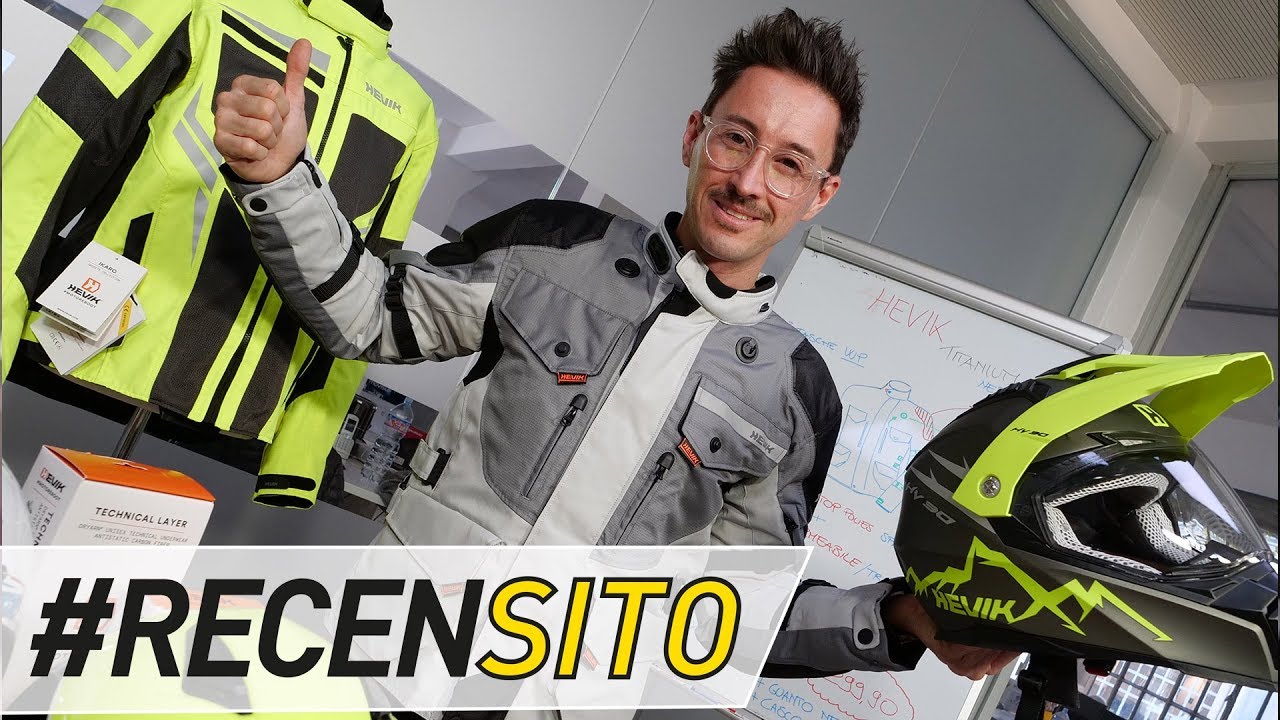 HEVIK Titanium R. Recensione completo moto 3 strati