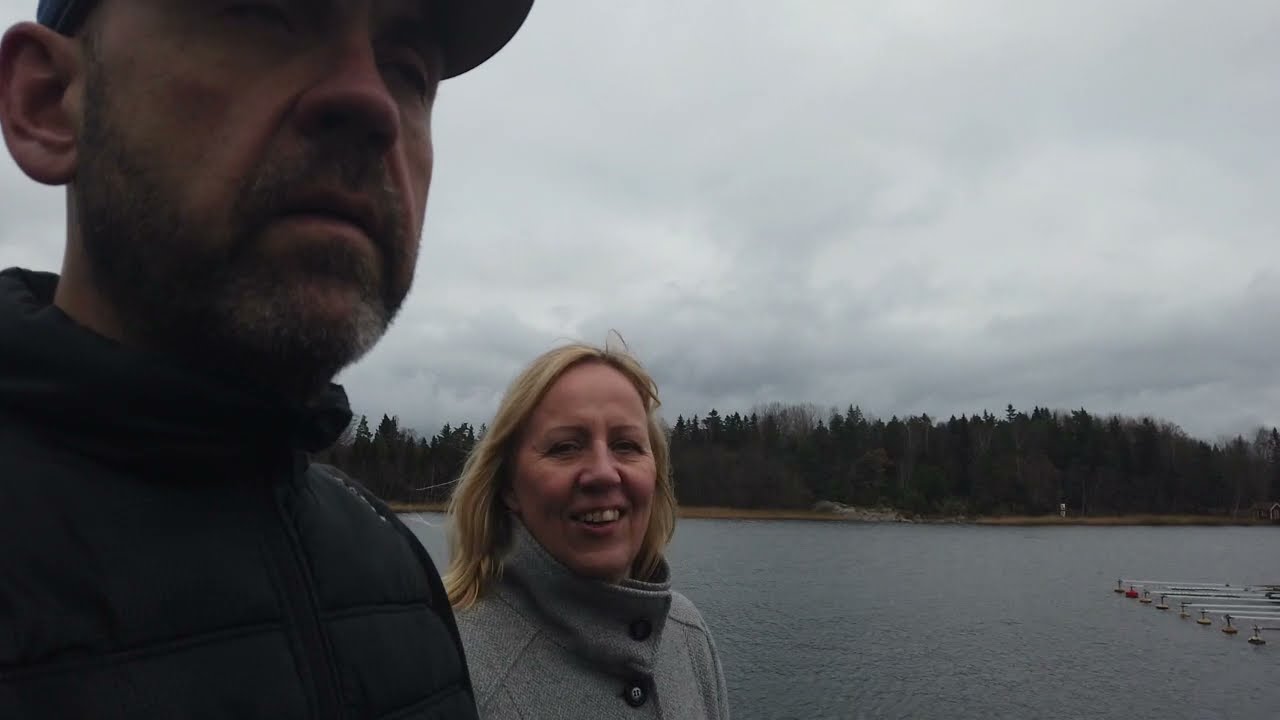 Grisslehamn ställplats samt lämnar husbilen för att ta en tur med Eckerölinjen.