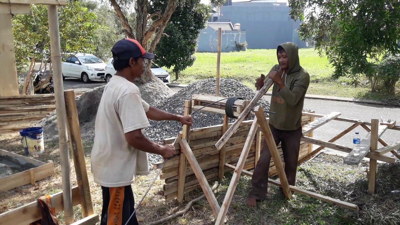 pembuatan begel spiral