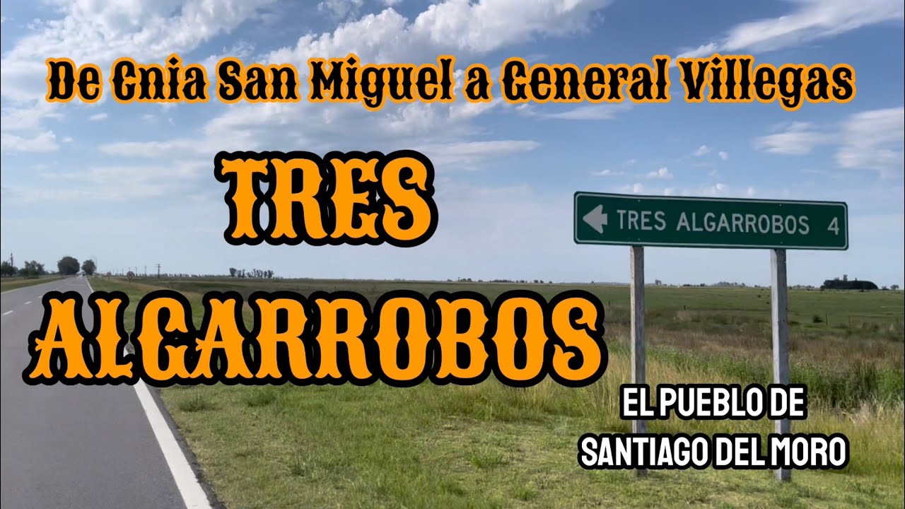 De Colonia San Miguel a General Villegas | TRES ALGARROBOS | en moto por Argentina