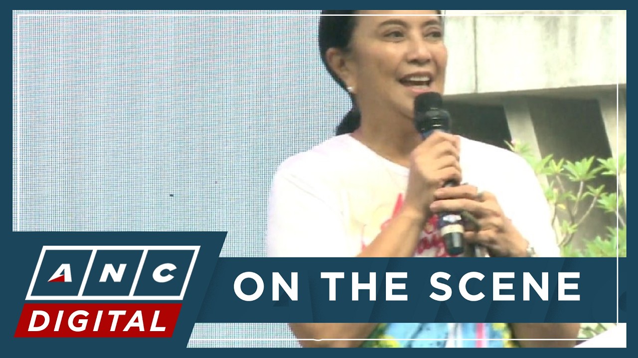 'Walang takbuhan na naganap': Robredo responds to 'Tatakbo na 'yan' chants | ANC