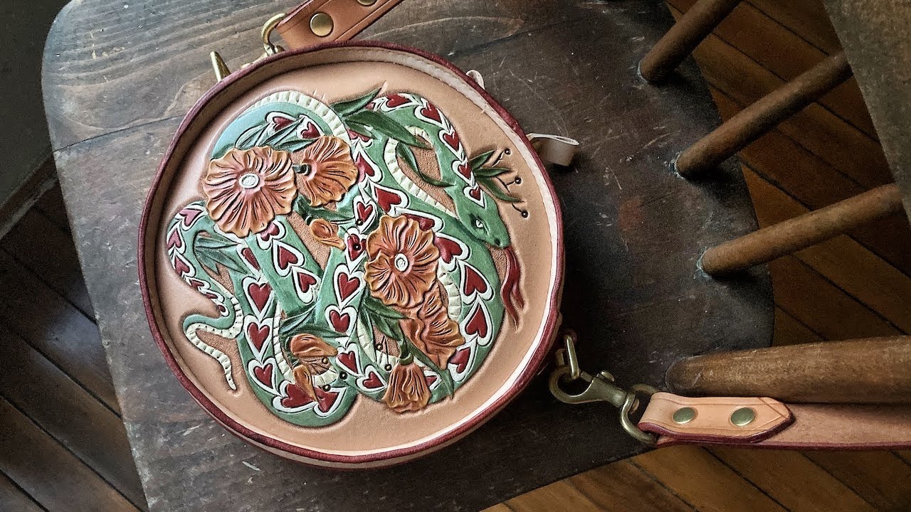 Leather Circle Bags Made Easy (PATTERN//TUTORIAL)