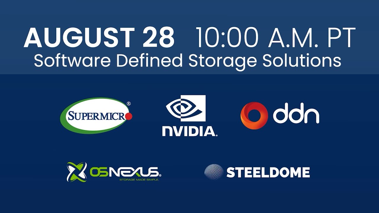 Software Defined Storage Solutions | Open Storage Summit 2025