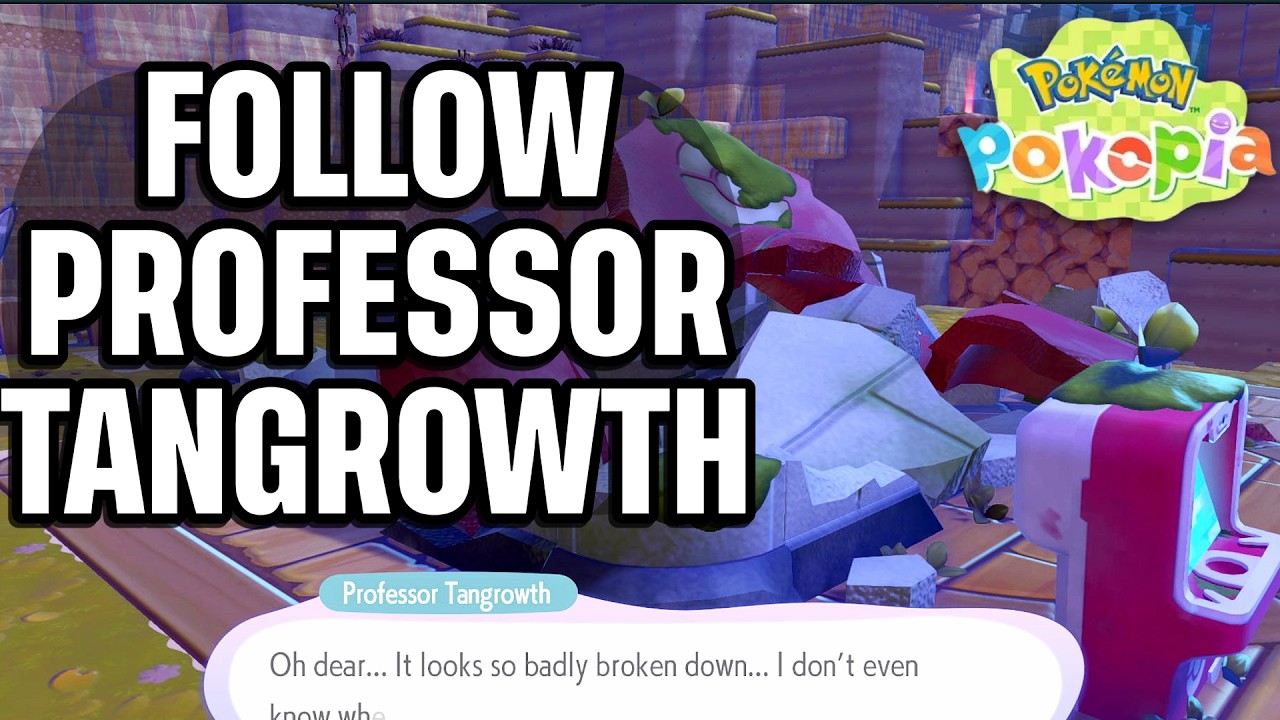Pokopia Follow Professor Tangrowth to the Human Made Building Quick Guide