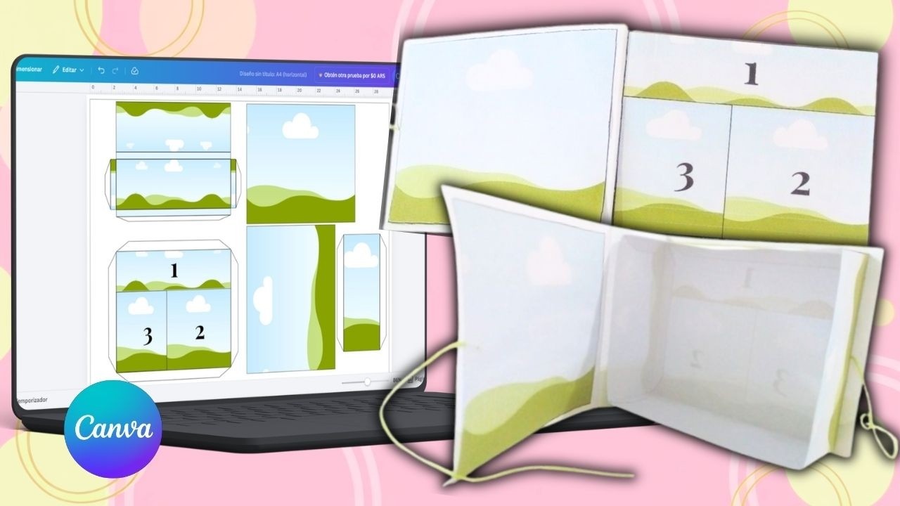Estas son las cajas para regalo mas virales te muestro como hacer la plantilla editable #diy