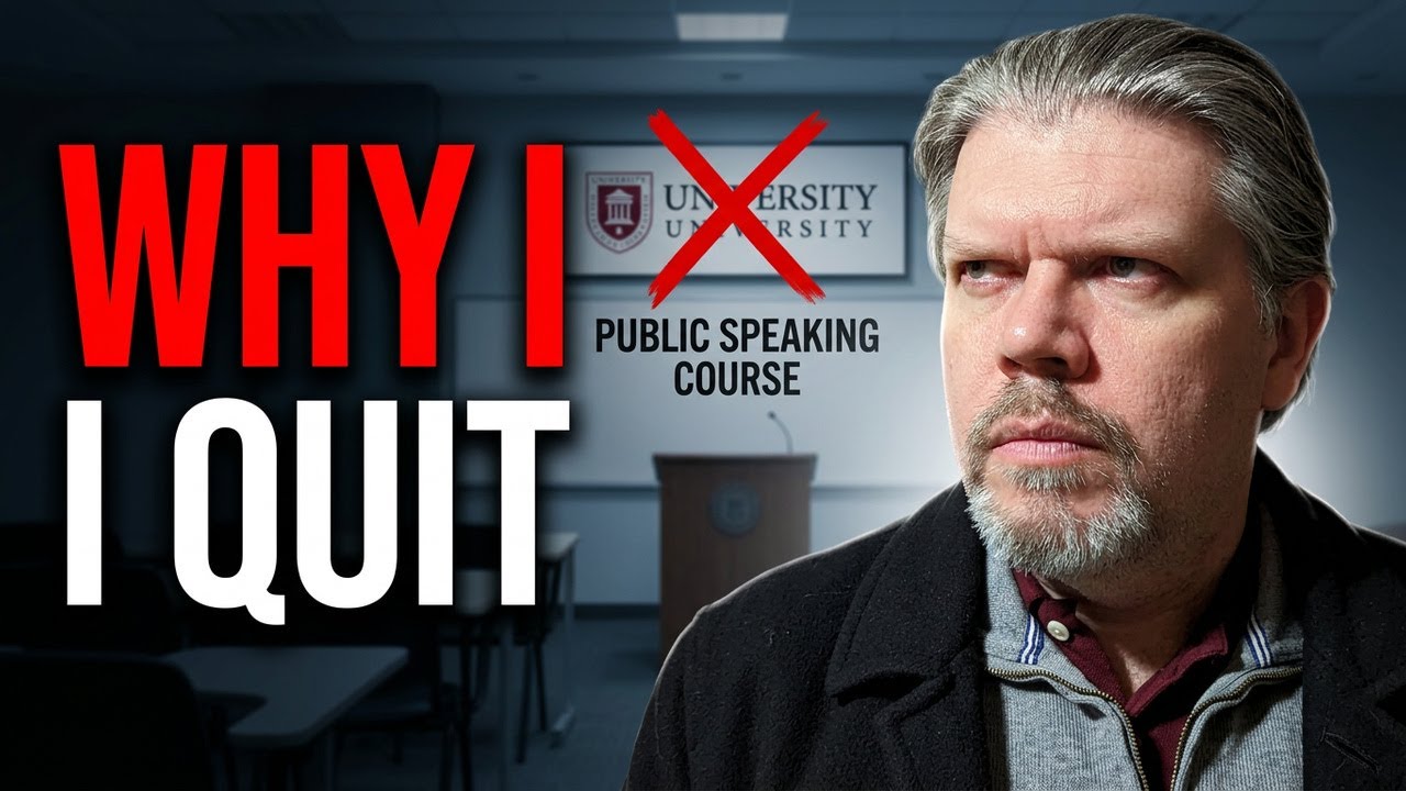 Why I Don't Teach Public Speaking - a Historical View