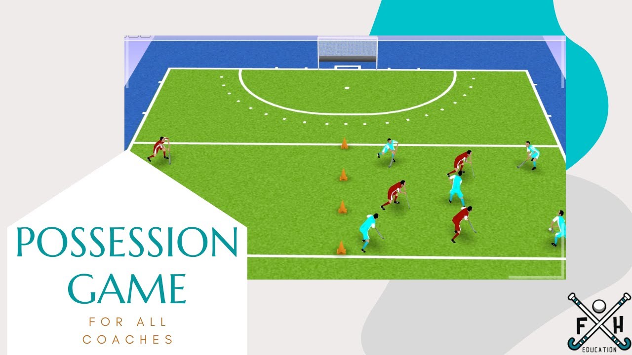 FIELD HOCKEY POSSESSION GAME DRILL for all COACHES