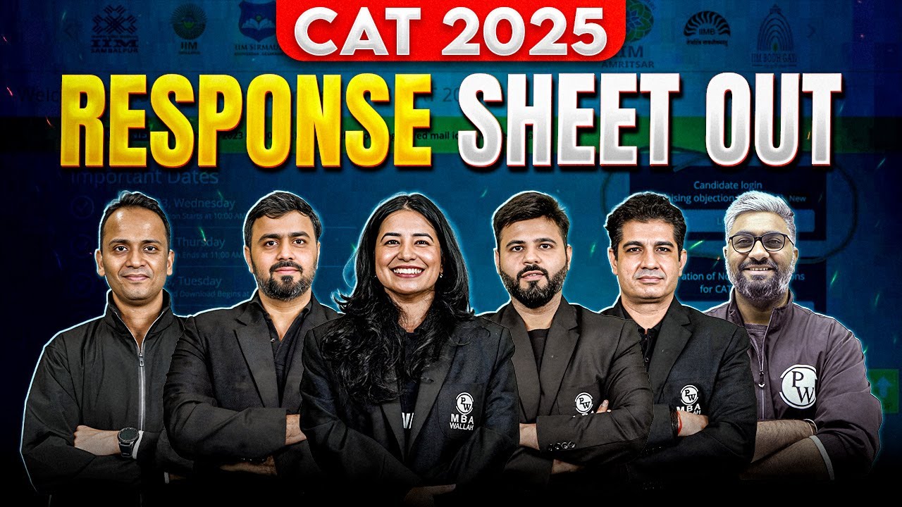 🔥 CAT 2025 Response Sheet Out | Calculate Your Score & Percentile | MBA Wallah