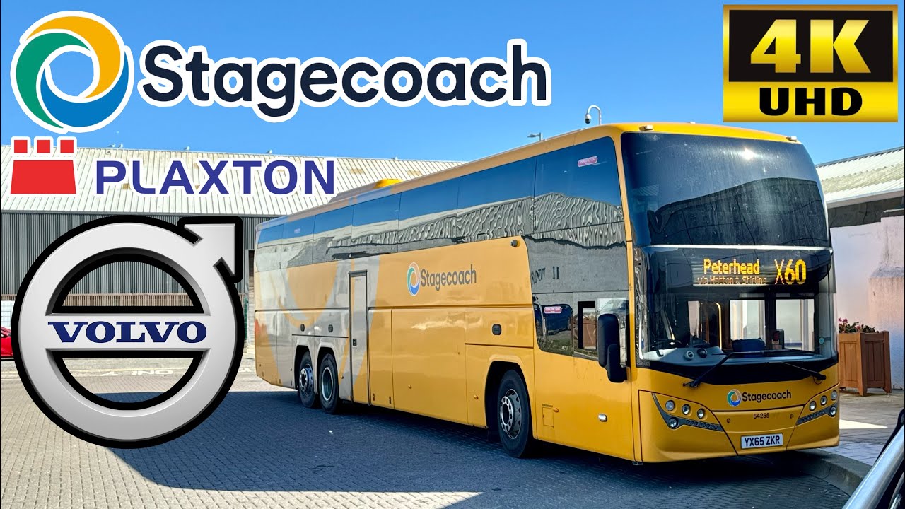 [Stagecoach Highlands Bluebird: X60 Aberdeen to Peterhead via Ellon] Plaxton Elite I​ Volvo B11RT​