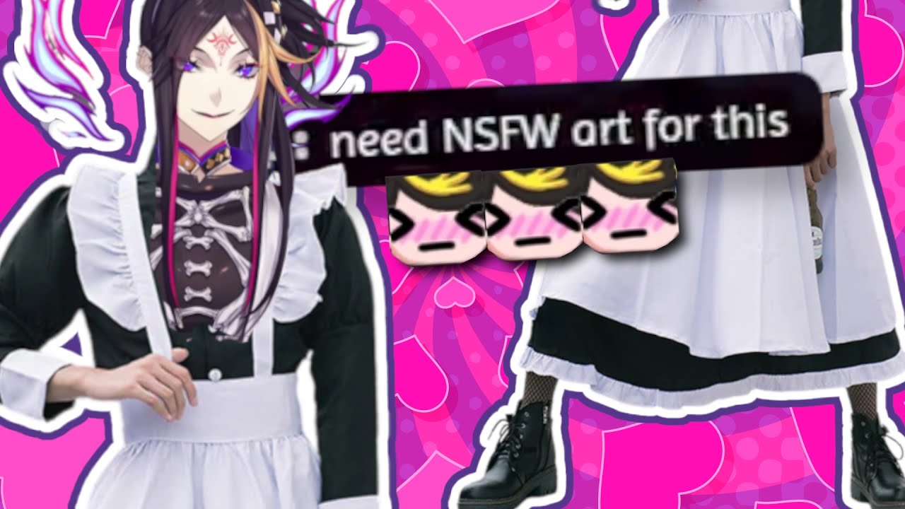Shu Yamino wearing MAID outfit with heels?😳