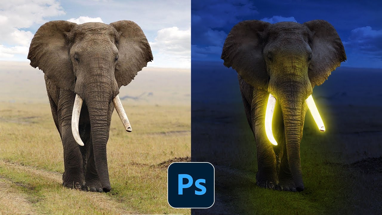 Glow Effect - Photoshop Tutorial | Glowing Photoshop Effect