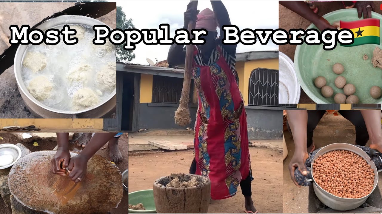 How To MAKE Ghana’s MOST POPULAR SNACK|| FULA || Millet Beverage Sunyani West Africa