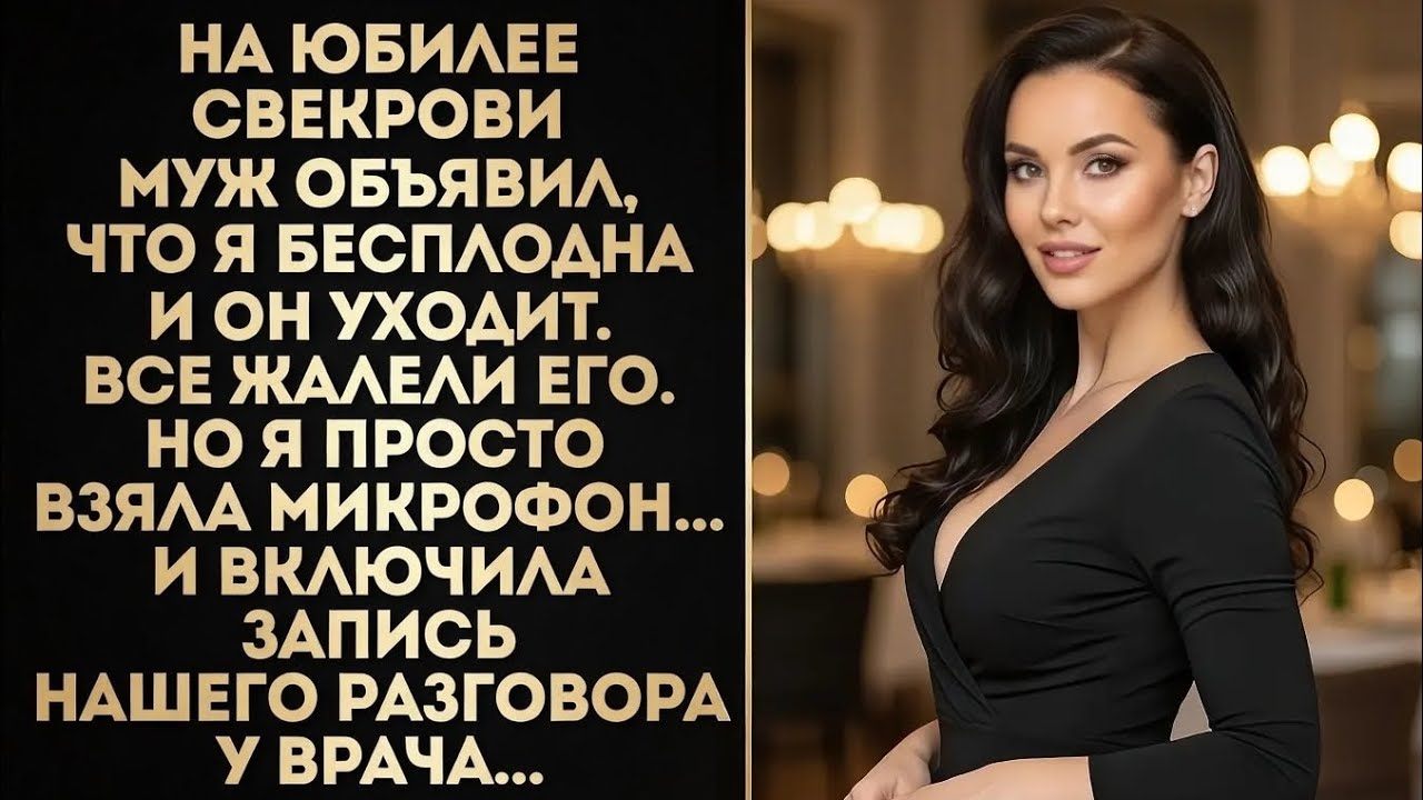 Муж объявил, что я бесплодна… Но запись у врача заставила всех замолчать!