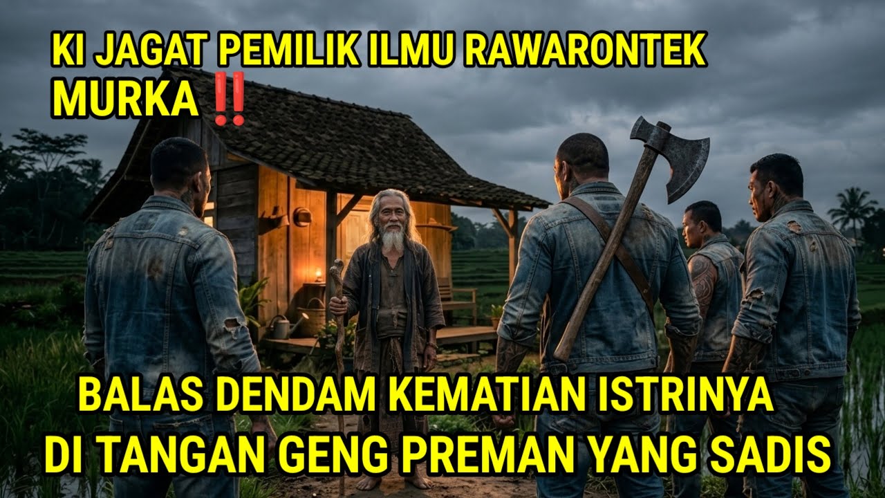 KI JAGAT PEMILIK ILMU RAWARONTEK MURKA‼️HABISI GENG PREMAN YANG MEMBUNUH ISTRINYA
