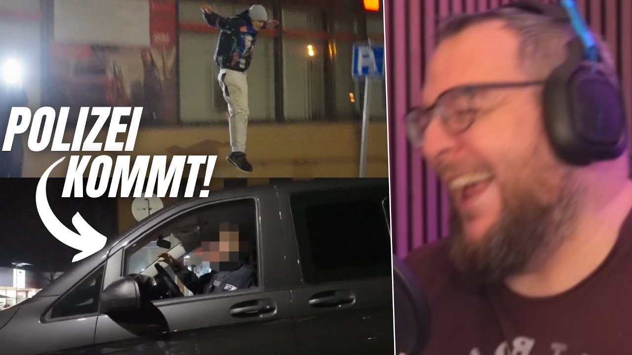 SYLVESTERSPECIAL & POLIZEI  - 10M SPRUNG in MINI-Sandhaufen 😂 | REAKTION auf FREERUNNING SCHLAPPEN