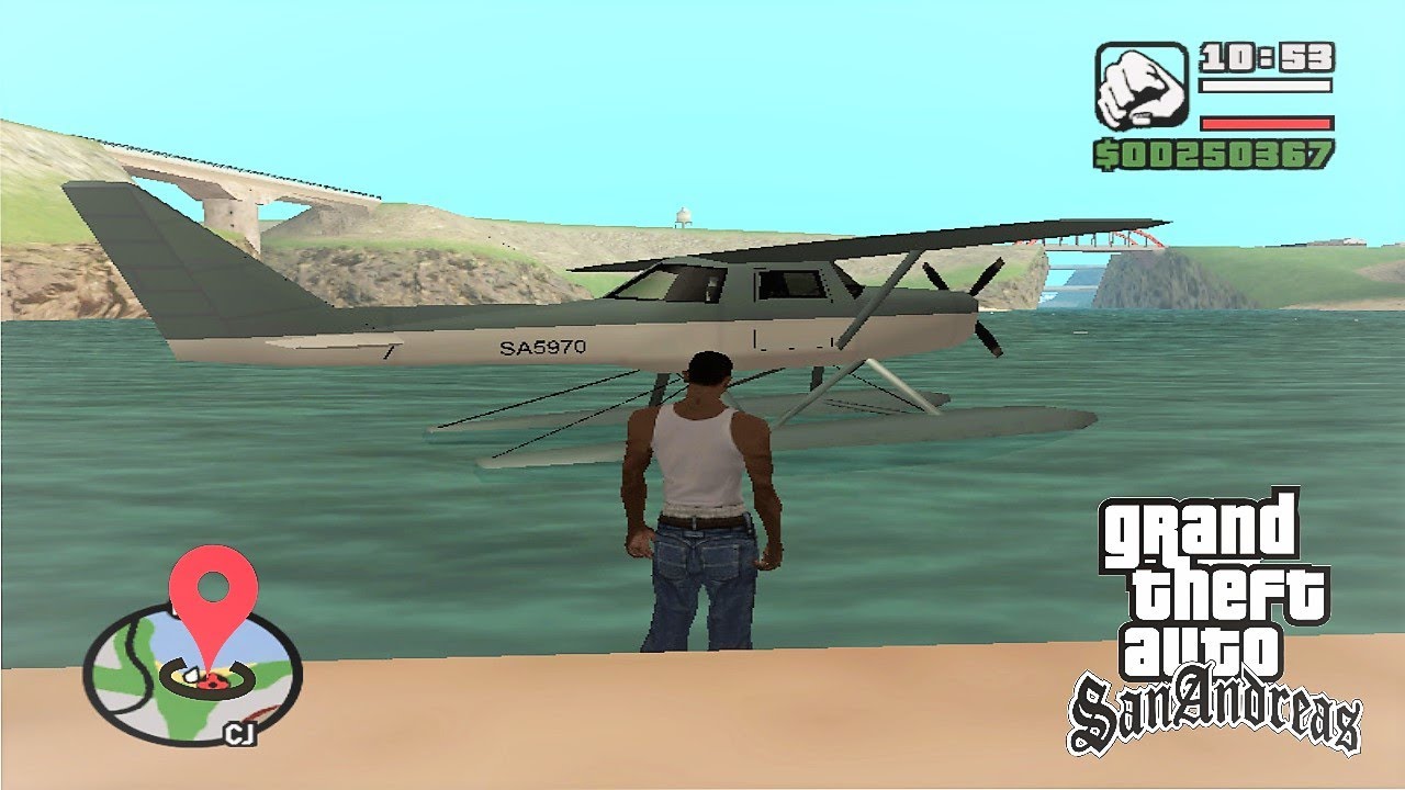 Hidden  SKIMMER Plane Location In GTA Sanderas PS2 Gaming [ Hidden Place ] #gta_kashif