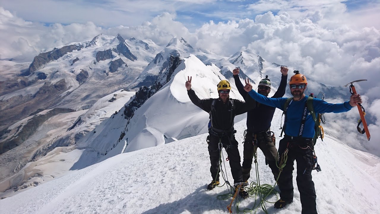 Climbing the Breithorn 4165m in September 2016