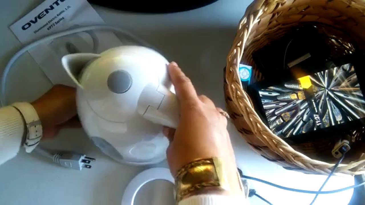 Unboxing the Ovente electric kettle
