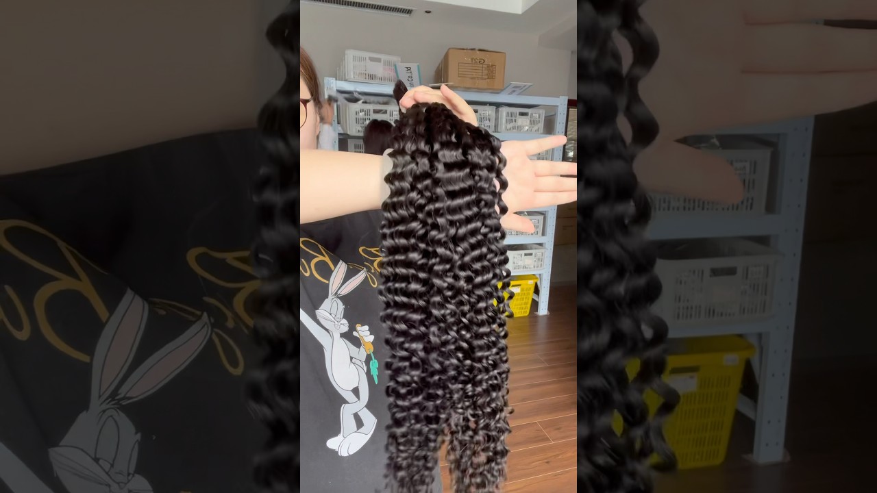 The raw bulk hair #humanhair #hairtok #hairextensions #hairbulk