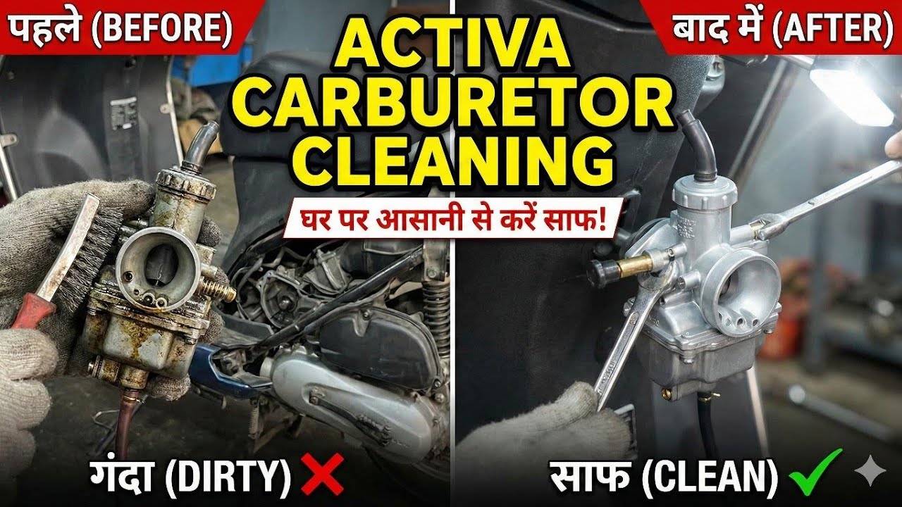 Scooty & Activa Carb Cleaning: The Ultimate DIY Guide