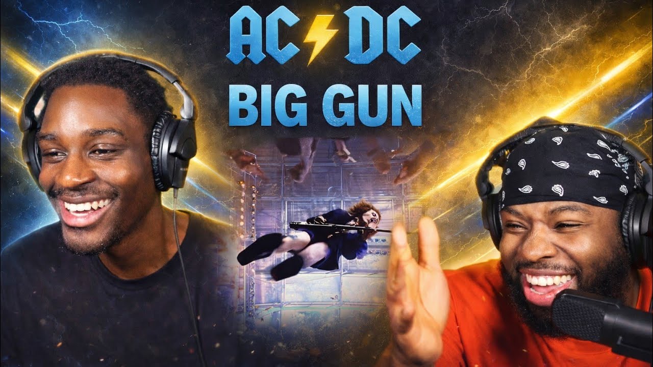 Впервые реагирую на AC/DC - Big Gun | Babanthekidd (Официальный музыкальный клип)