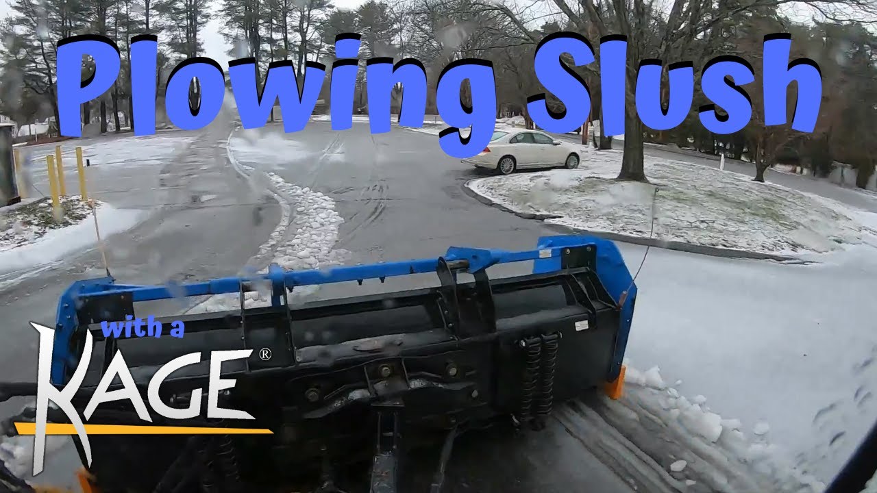 Oddly Satisfying Snow Clearing Video with a Kage Plow