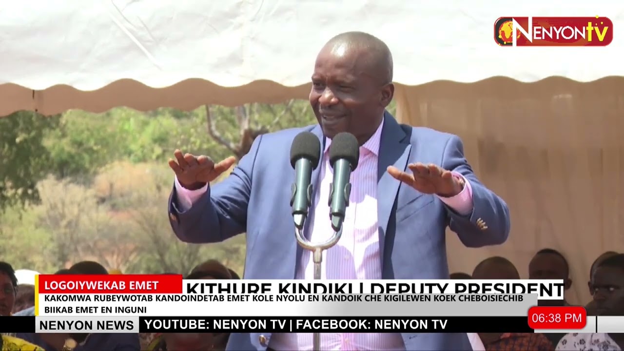 DP KINDIKI URGES POLITICIANS TO HALT CAMPAIGNS AND FOCUS ON SERVICE DELIVERY