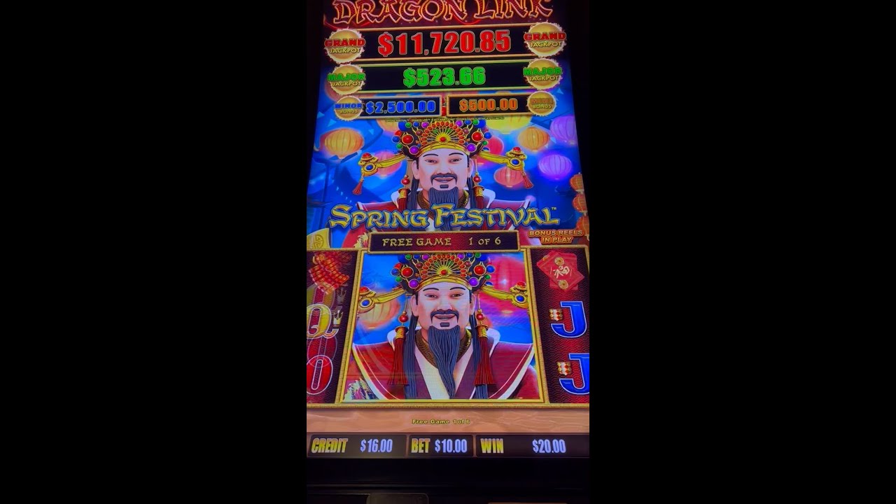 $10 Bet, $2 denom. on Spring Festival - Dragon Link!!!!