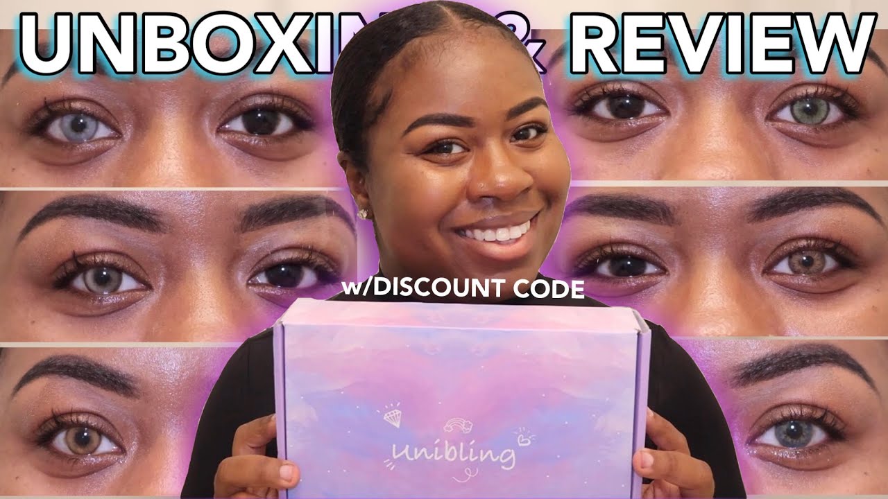 UNIBLING COLORED CONTACT LENSES TRY-ON/REVIEW MAY 2025 w/DISCOUNT | COLORED CONTACTS FOR DARK EYES