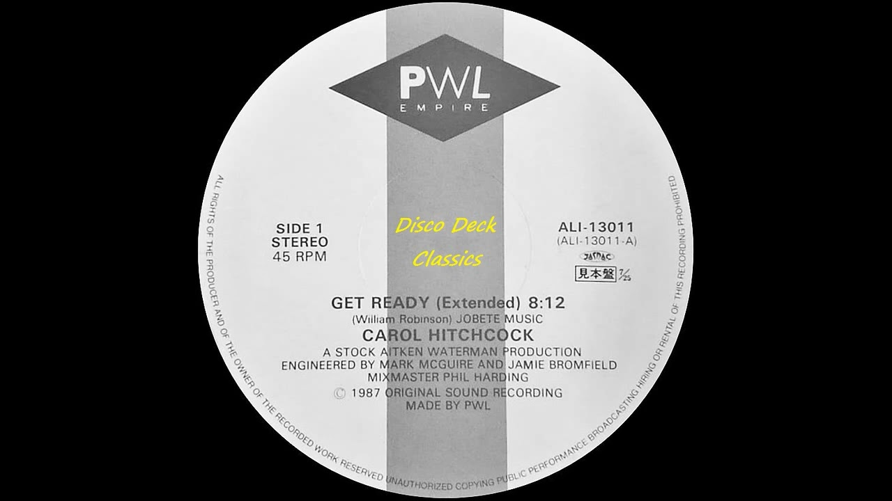 Carol Hitchcock - Get Ready (Extended Mix) 1987