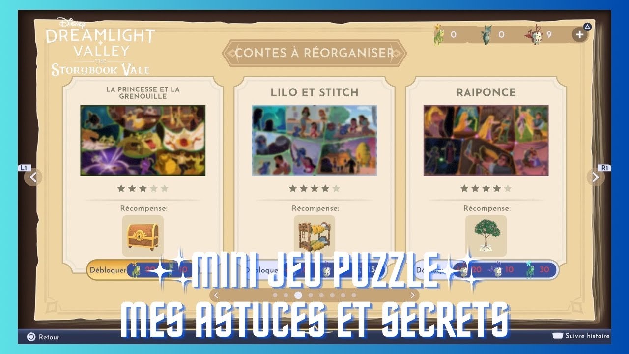 MINI JEU PUZZLE ➡️ MES ASTUCES ET TIPS POUR RÉUSSIR FACILEMENT STORYBOOK VALE ✨📖🦉