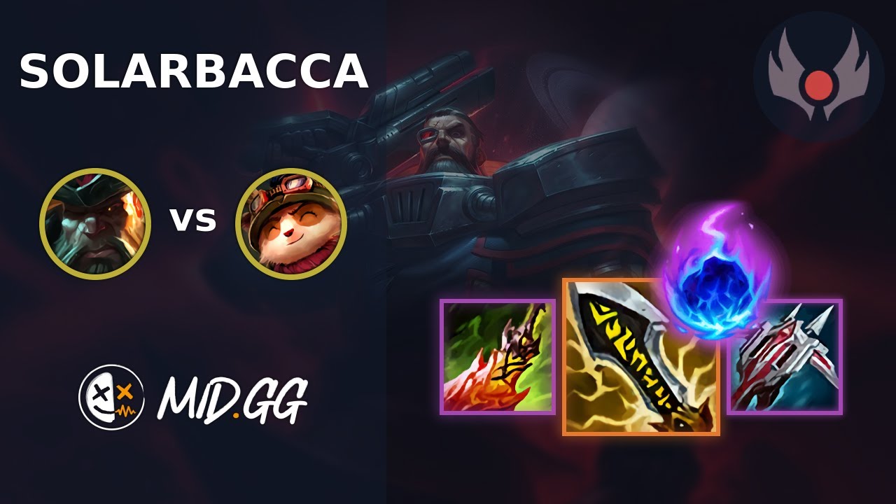 MID.GG: [ solarbacca ] Gangplank TOP vs Teemo | NA GRANDMASTER | LOL Season 2025