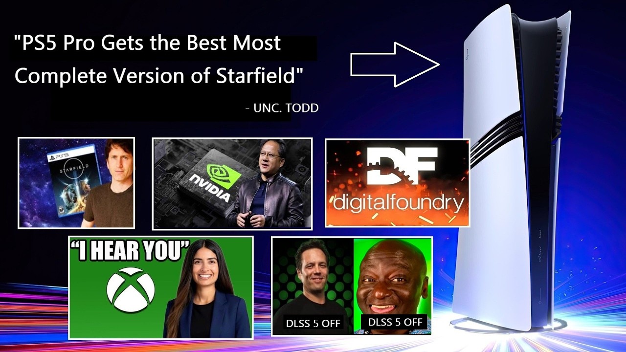 Starfield PS5 Pro Official; Phil Spencer Legacy Destroyed! | Nvidia Boss Defends DLSS 5 Backlash!